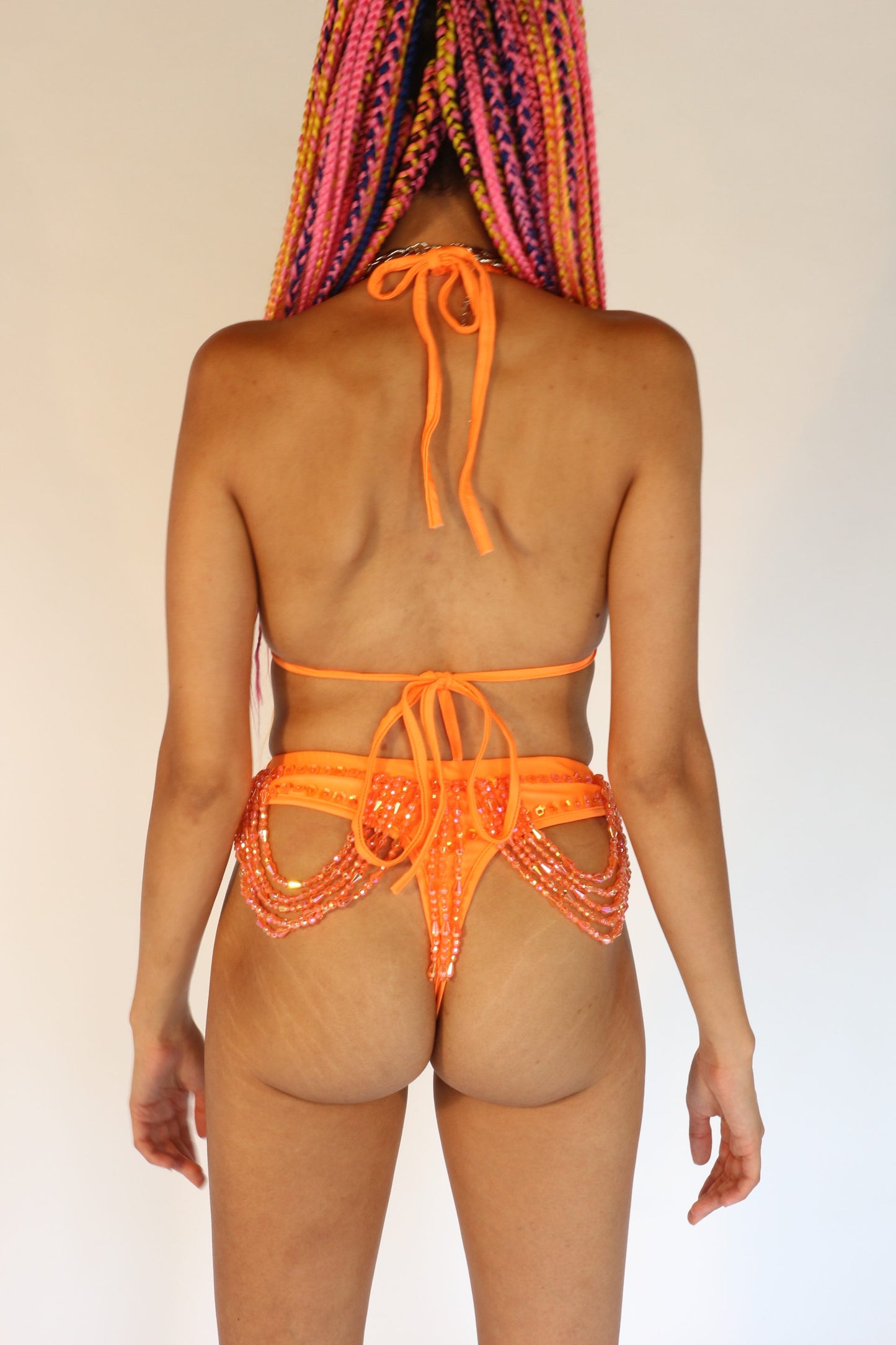 Fit Bitch Thong (Orange)